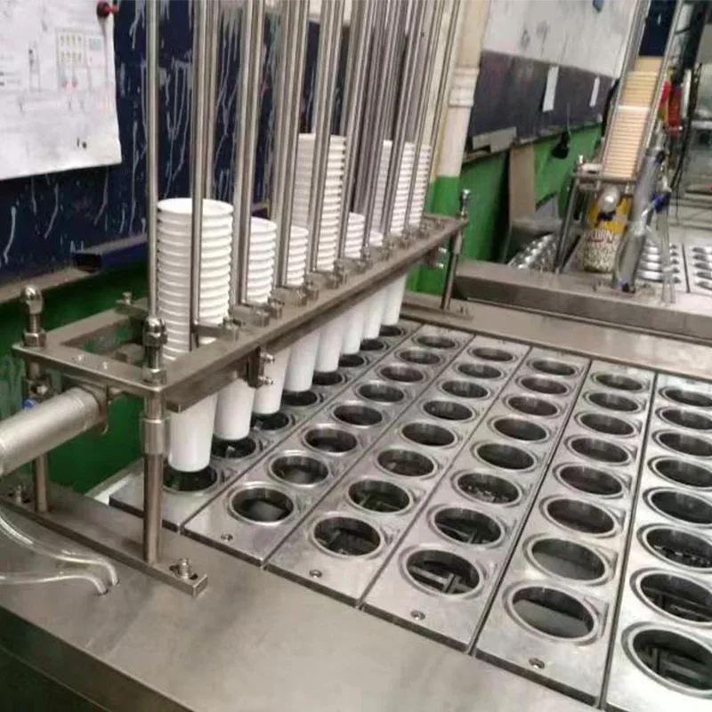 Factory price direct sale k cup coffee  filling sealing machine tray rotary yogurt cup filling and sealing machine