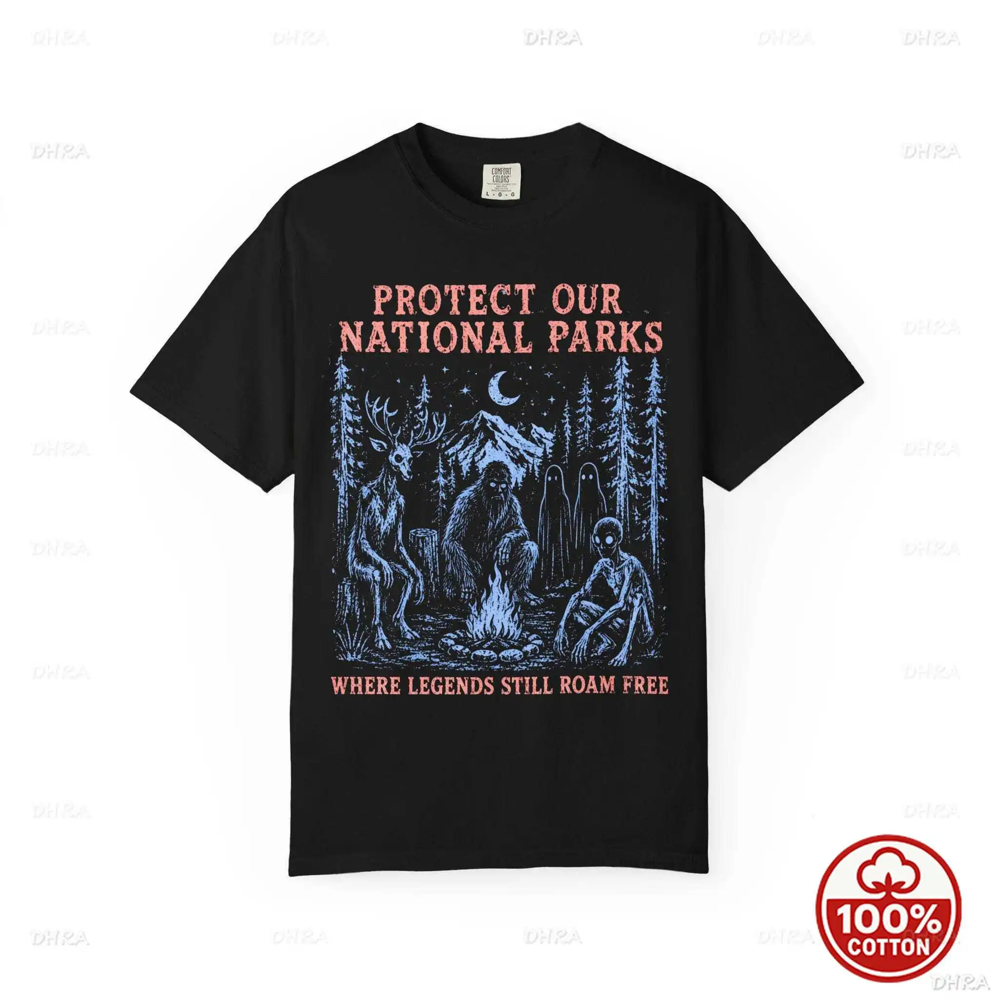 Protect Our National Parks Shirt Retro Mountain Tee Outdoor Adventure Sweatshirt Hiking Lover Gift Top