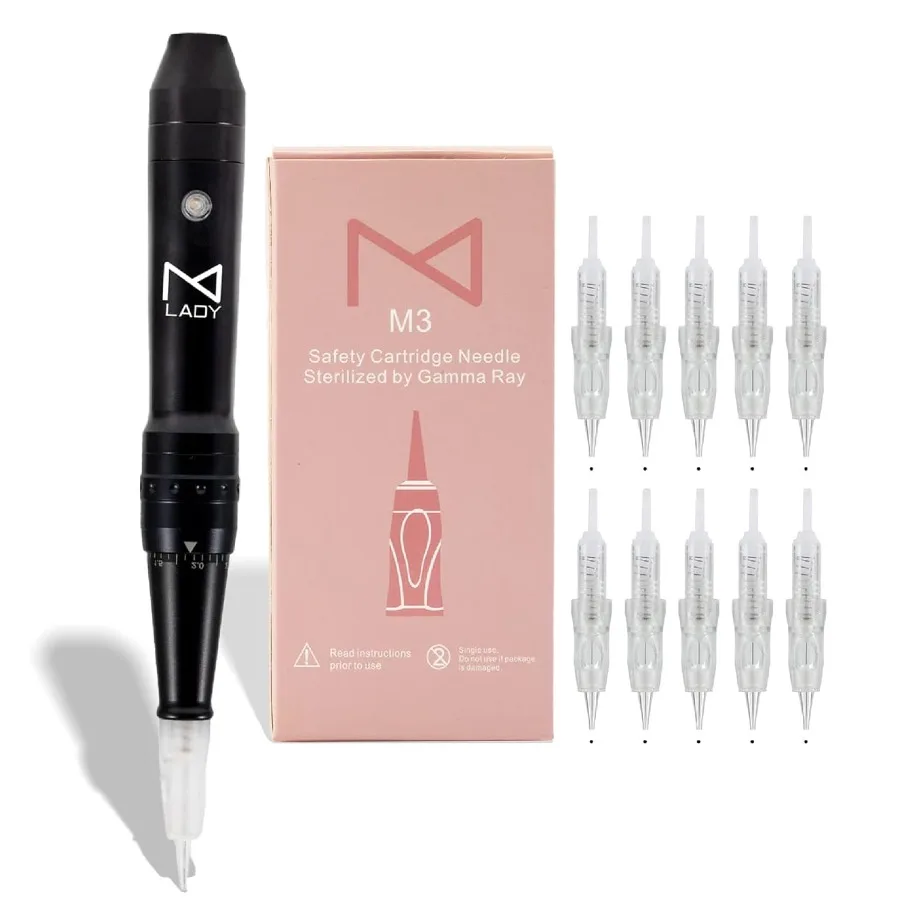 

M Permanent Makeup Machine Wireless Microblading and Microshading Device for Eyebrow Tattooing Lip Art Ombre Brows HighPrecisio