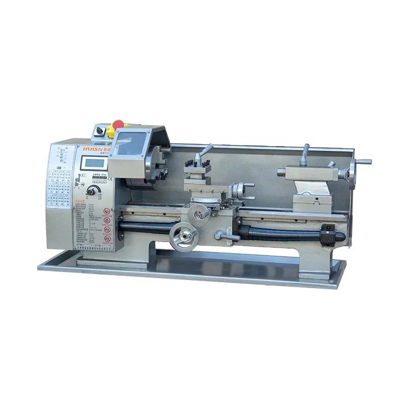 

High quality lathe wm210v-s Motor power 750W mini bench lathe manual lathe mini with dro for sale