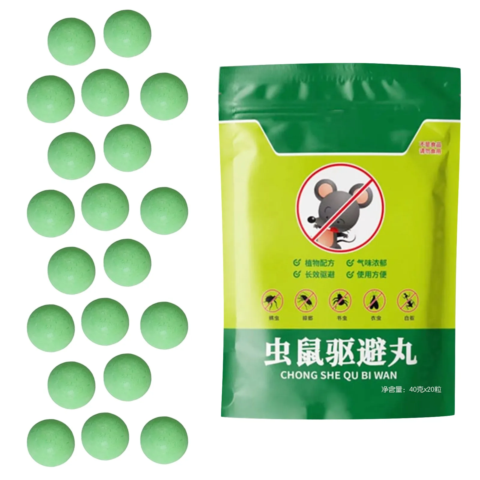 5/10/20PCS Natural Mouse Repellent Ball Rodent Repellent Natural Peppermint Oil Mouse and Rats Repellent To Repel Mice and Rats