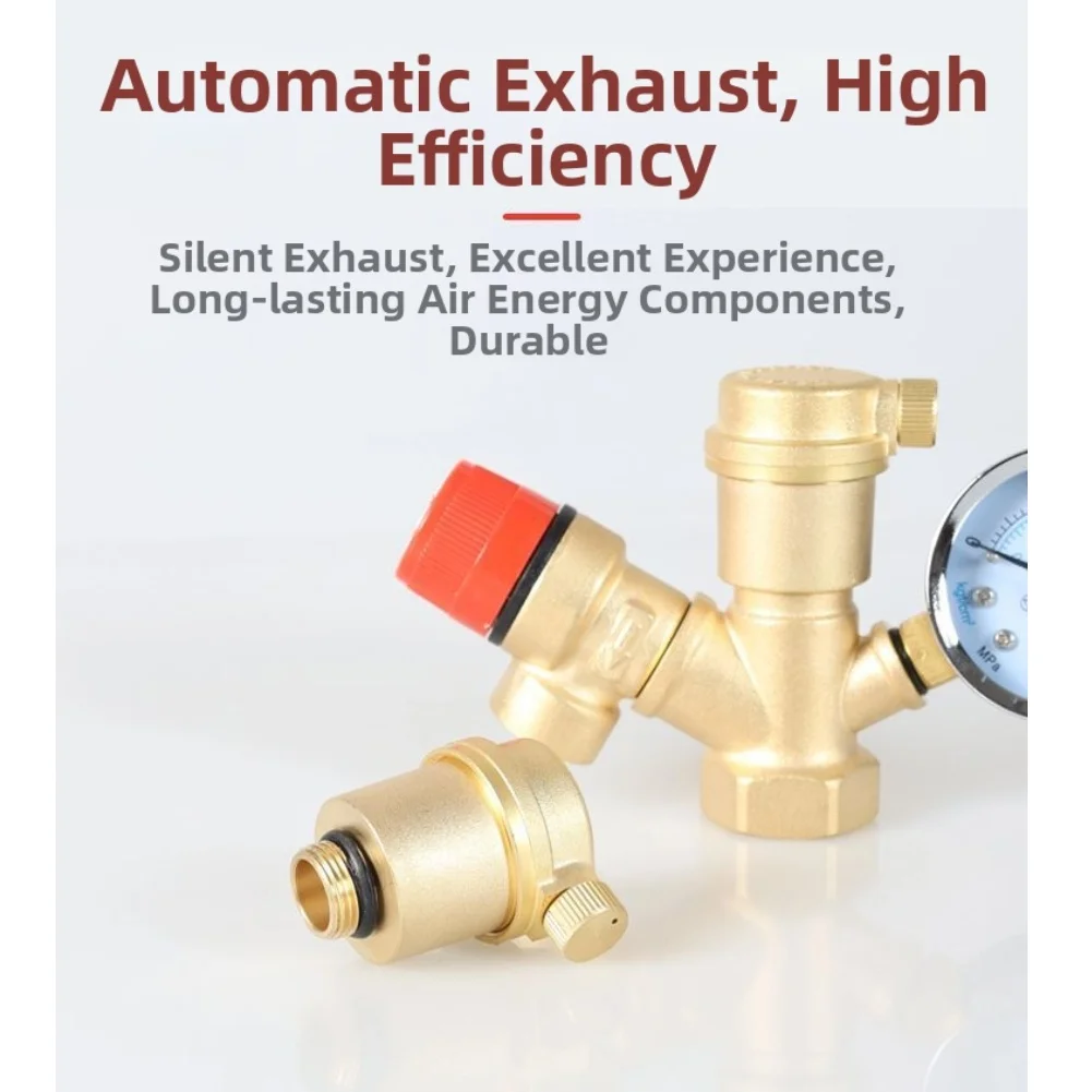 Boiler Safety Group DN 25: Reliable Brass Valve With Pressure Gauge & Quick Air Vent Safety Valve With Pressure Gauge Tools