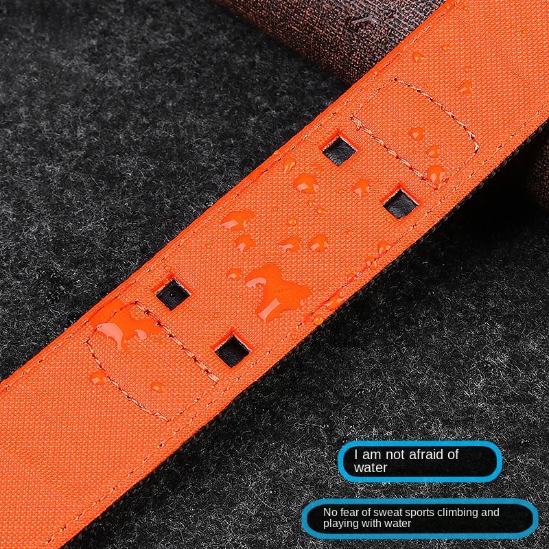 Canvas Strap For Casio G-SHOCK AW-591/590 AWG-M100 G-7700 Men Sport Waterproof 16mm Replacement Bracelet Band Watch Accessories