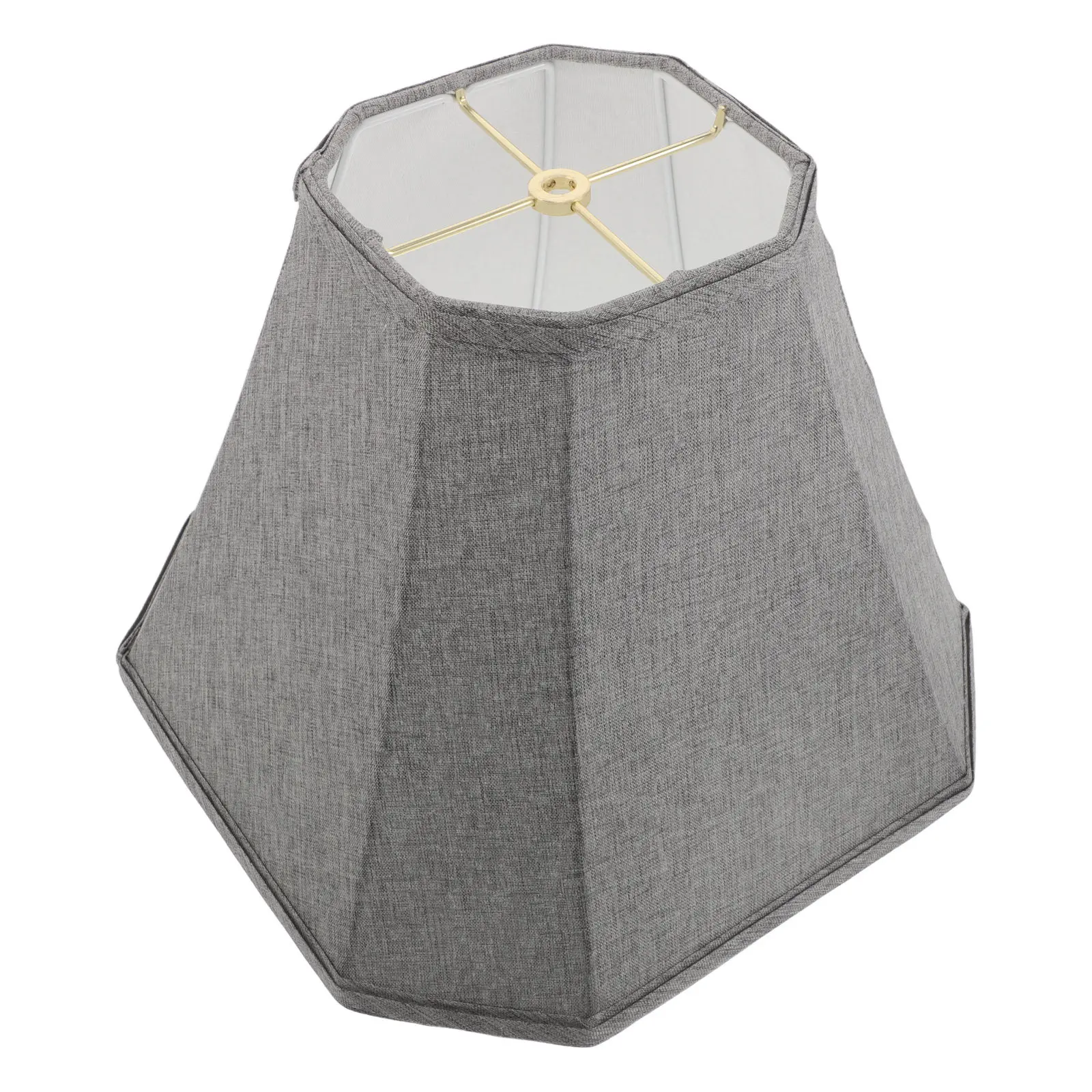 

Cloth Lamp Shade Linen Lampshade Foldable Easy Assembly 13x10x6 Spider Fitter Table Floor Lamp Shade Replacement