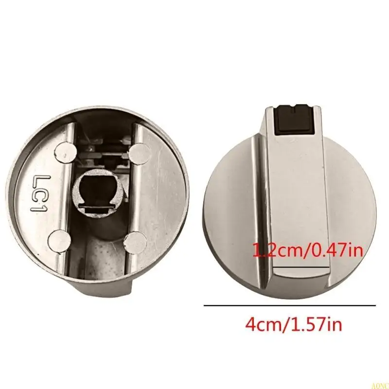 A0NC สำหรับการควบคุมเตาหมุนปุ่มปุ่มแก๊สสวิตช์โรตารี่สวิตช์เตาปรุงโลหะ