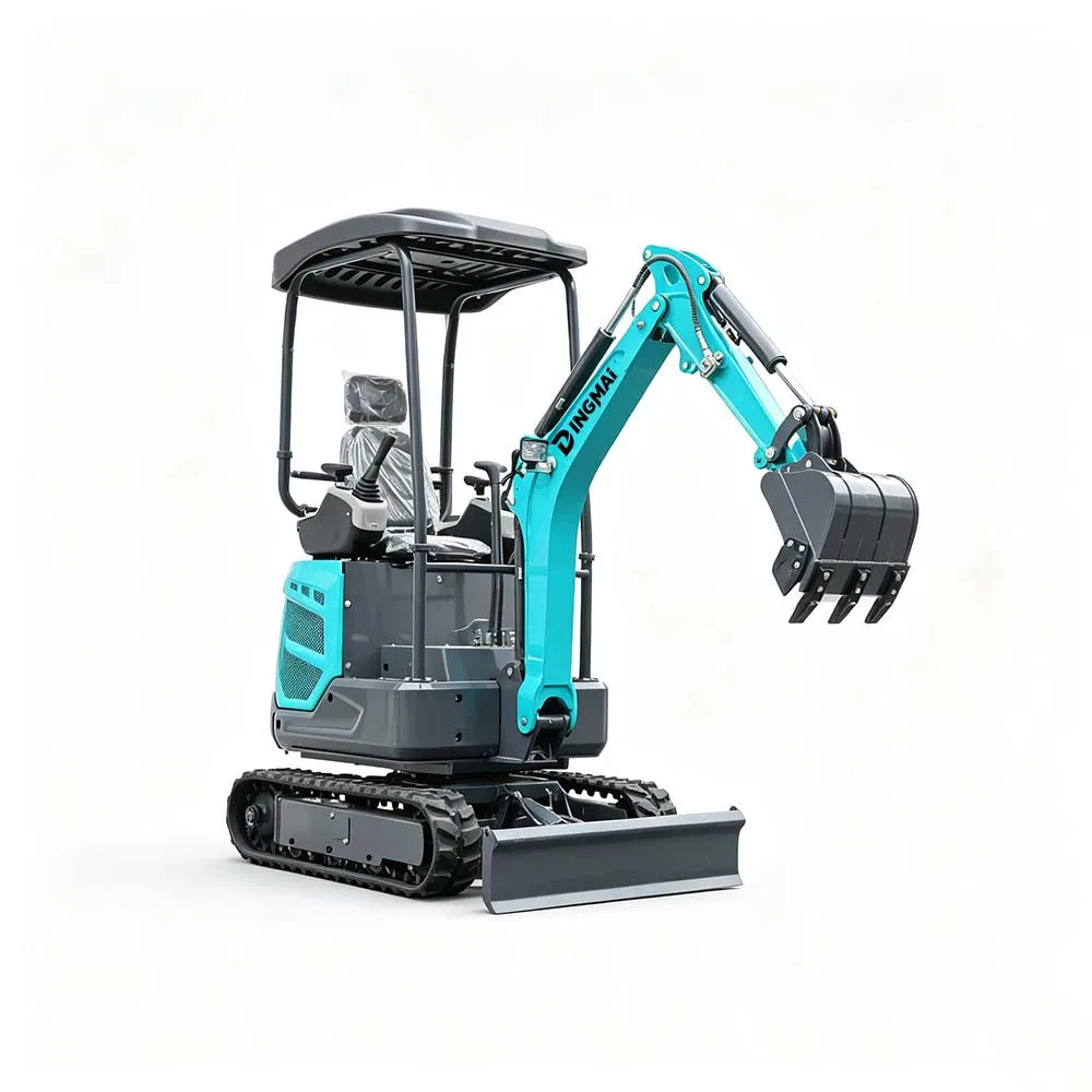 Customizable Mini Excavator 1.6 Ton Digger Hydraulic Crawler Machine with Side Swing Boom for Farm Ditch Trenching Garden Work
