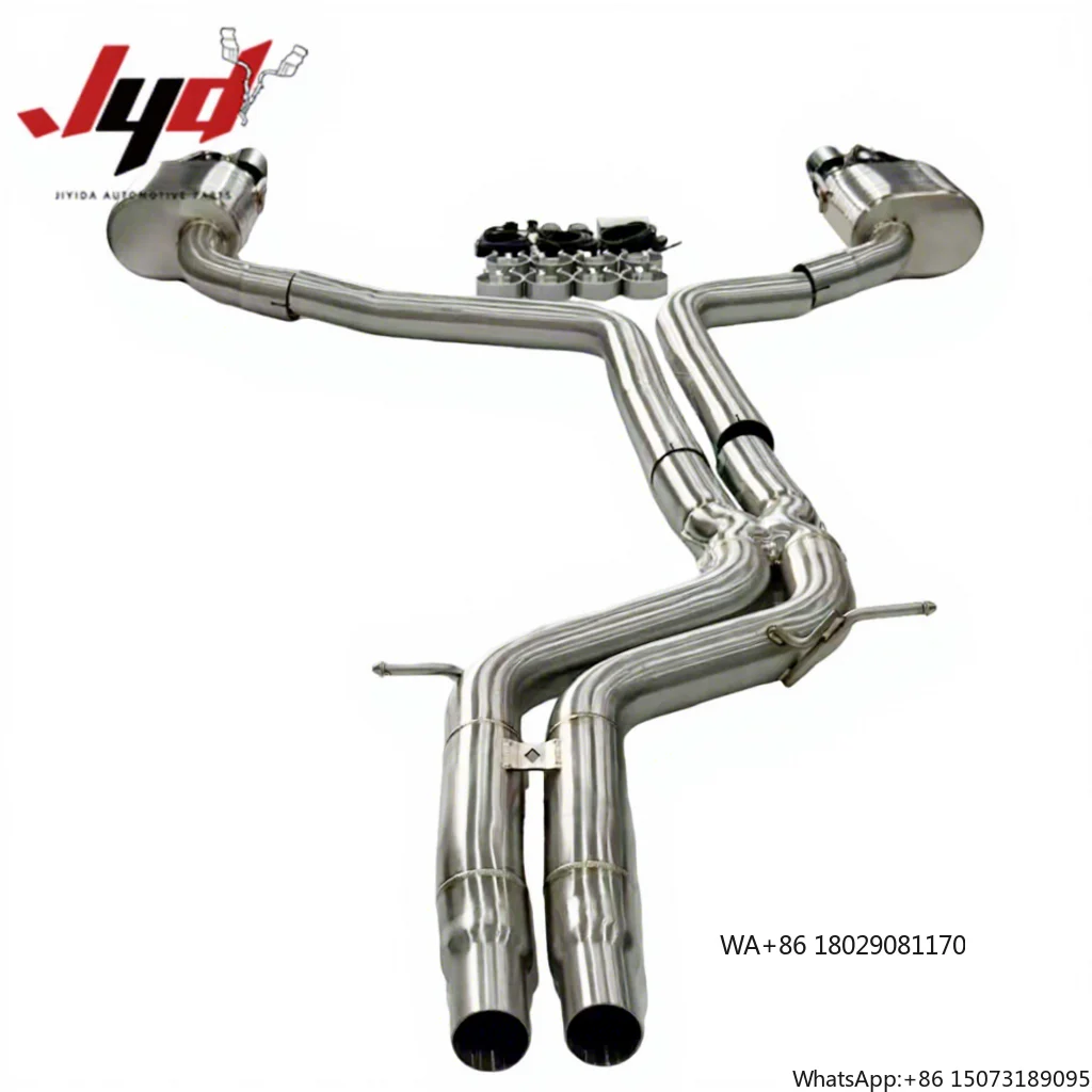 

Выхлопная система JYD Tuning Sport Catback для S4 S5 B8 B8.5 3.0T с электронным клапаном, глушителем и выхлопными трубами