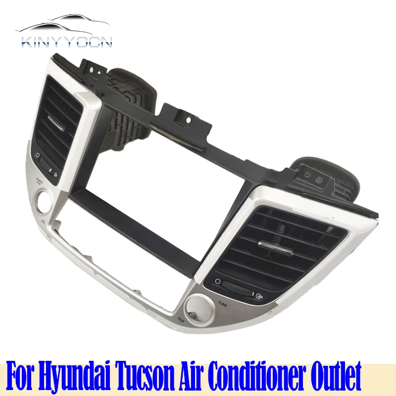 

For Hyundai Tucson 15-18 Air Conditioner Outlet Front Panel Grille AC Air outlet Adjustment Knob Center Console Dashboard