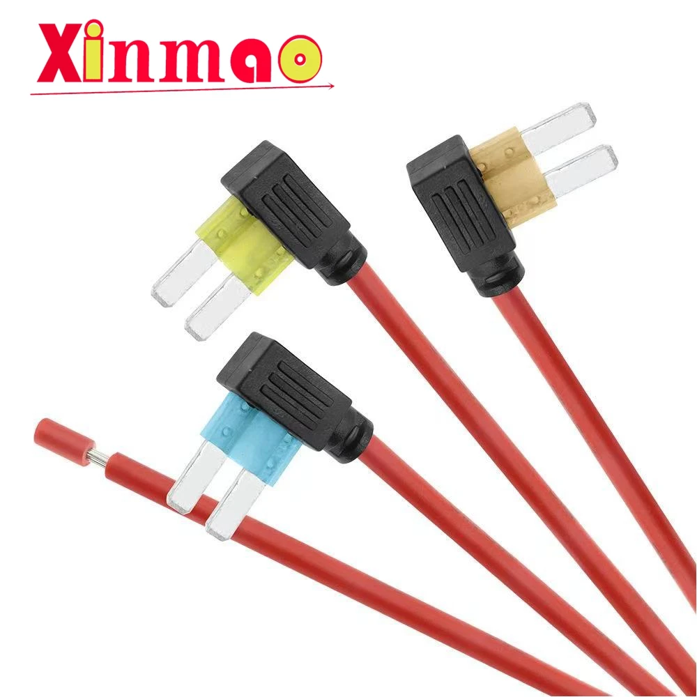 2PCS Car Fuse Box Small, Medium, Mini Simple Power Tap, Dash Cam Power Adapter Socket Modification