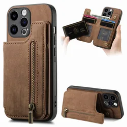 For OPPO A98 A79 A78 A58 5G Luxury Case Zipper Wallet Leather Back Cover For OPPO A38 A18 A58 A98 A79 A 98 78 58 38 18 Funda