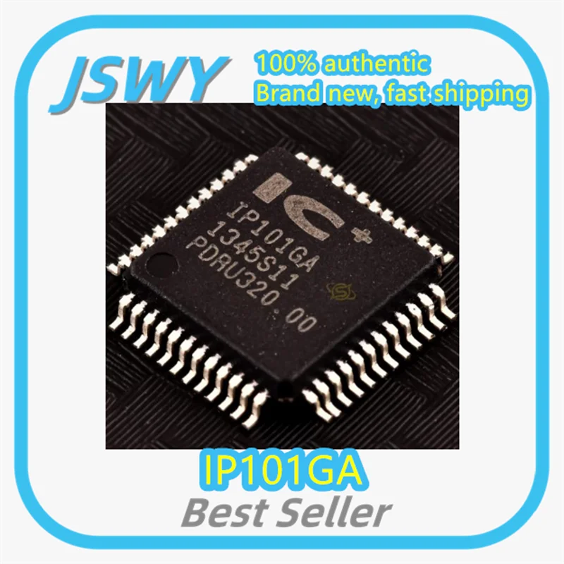 

(5/50 pcs) IP101GA IP101 LQFP-48 Ethernet Transceiver IC Chip Genuine Authentic Stock Fast Shipping