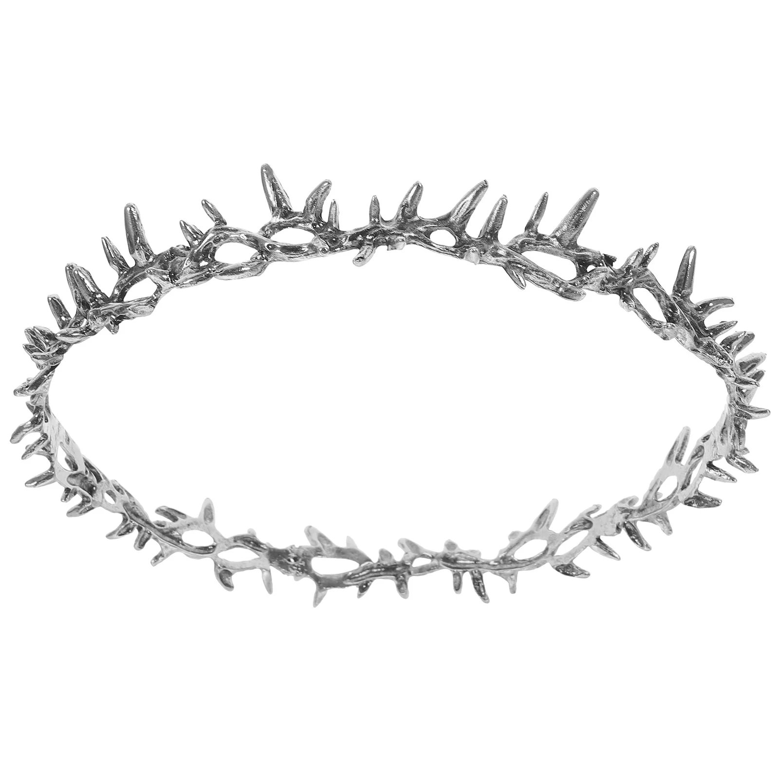 

Crown of Thorns Party Hair Accessories Ancient Silver Bride Tiaras for Women Crowns Girls Miss