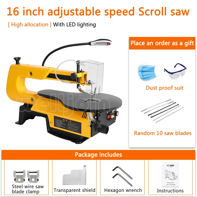 

New Electric Jig Saw Bench Saw Woodworking Wire Saw Wire Saw Engraving Machine Speed Adjustable Cutting Machine Table Saw