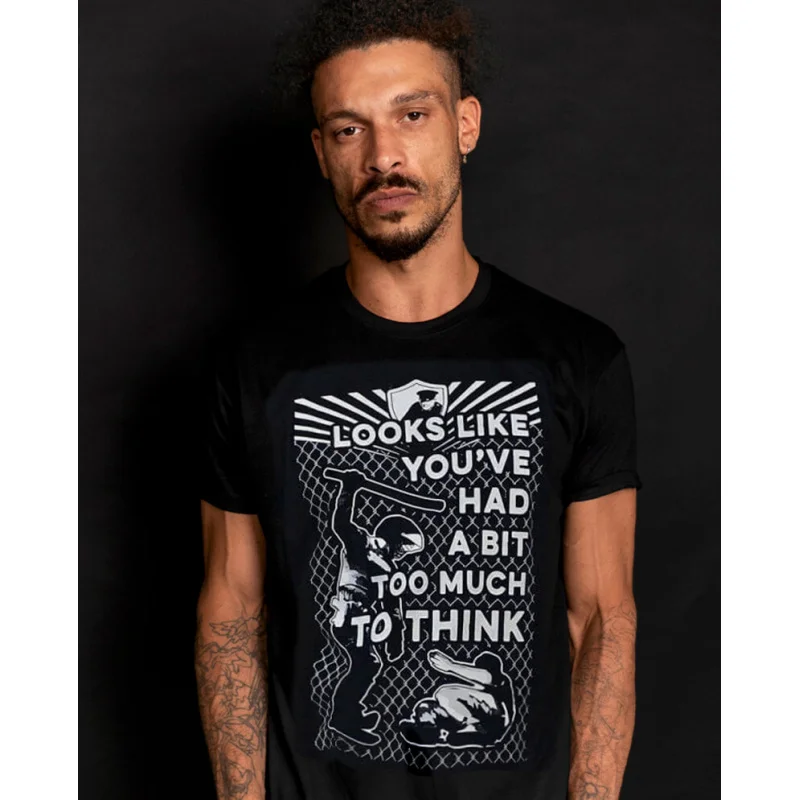 

Too Much to Think Funny T shirt 100% cotton printed Birthday Gift Tee All size Tops Humor Graphic Clothes Cool present