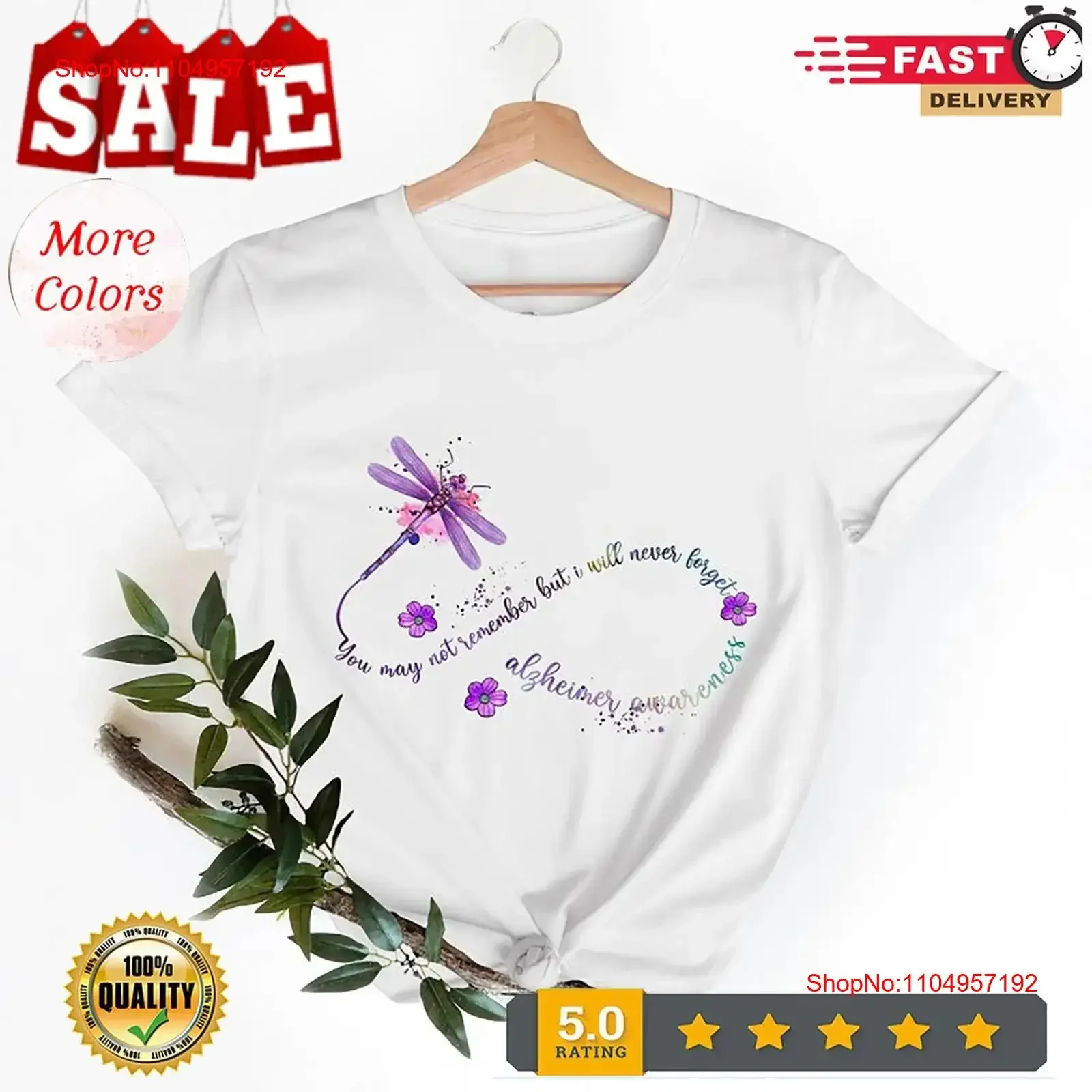 

You May Not Remember But I Will Never ForgeT T Shirt Alzheimer Awareness Month vintage Washed Breathable Versatile streetwear