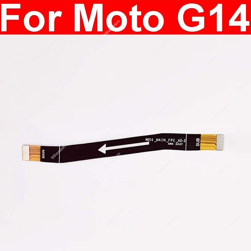 Mainboard LCD Flex Ribbon For Motorola MOTO G14 G34 G54 G75 G84 G85 XT2427-3 PAYF0010IN XT2343-1 Motherboard Flex Cable LCD Flex image 2