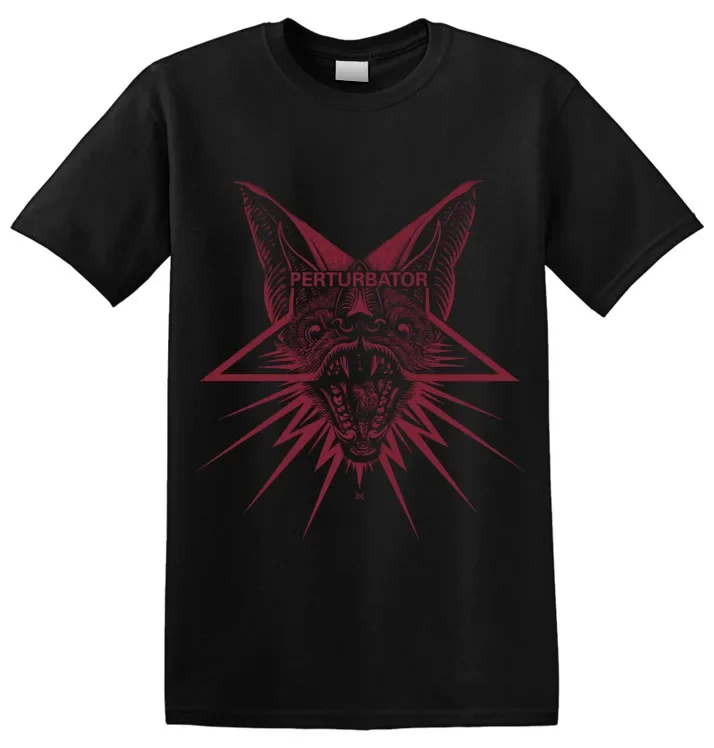 PERTURBATOR - 'Red Bat' T-Shirt  Tees High Quality 100%Cotton Short Sleeve