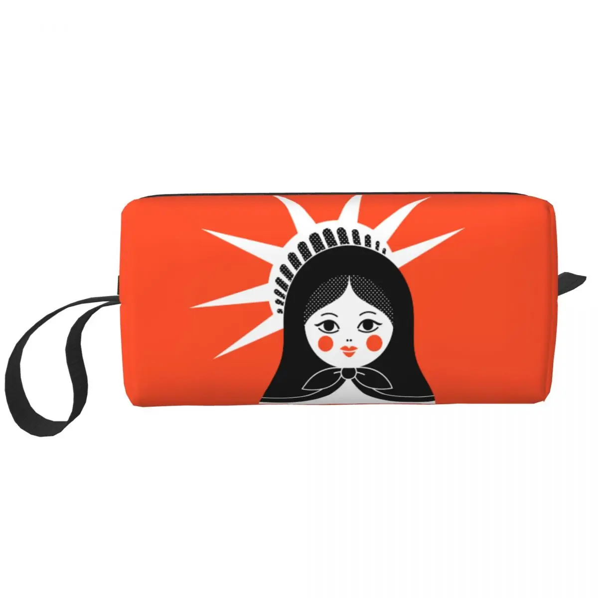 Kawaii Russian Doll Liberty Travel Toiletry Bag for Women Cosmetic Makeup Organizer Beauty Storage Bags Dopp Kit Box Case