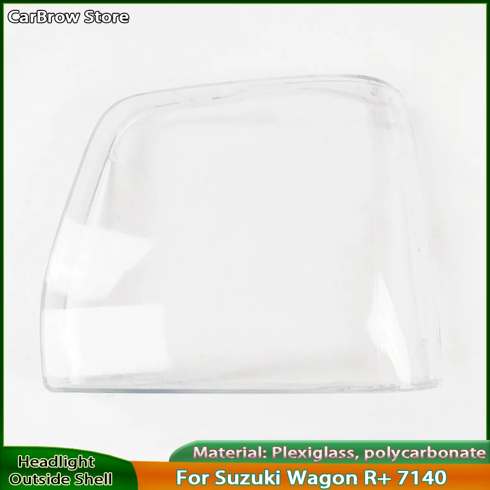 

Lampshade Lamp Shell Masks Headlight Shade Lens Plexiglass For Suzuki Wagon R+ 7140 2009 Front Headlamp Transparent Cover