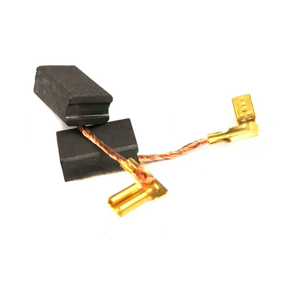 #13Q 10Pcs Carbon Brushes Engine Coal Brushes for MKT GA4530R GA4534,Carbon Brushes,(carbon + metal)