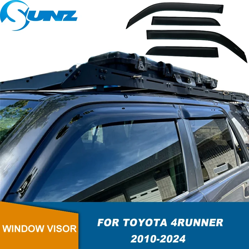 

Side Window Visor For Toyota 4Runner 2010 2011 2012 2013 2014 2015 2016 2017 2018 2019 2020 2021 2022 2023 2024 Weather Shiled