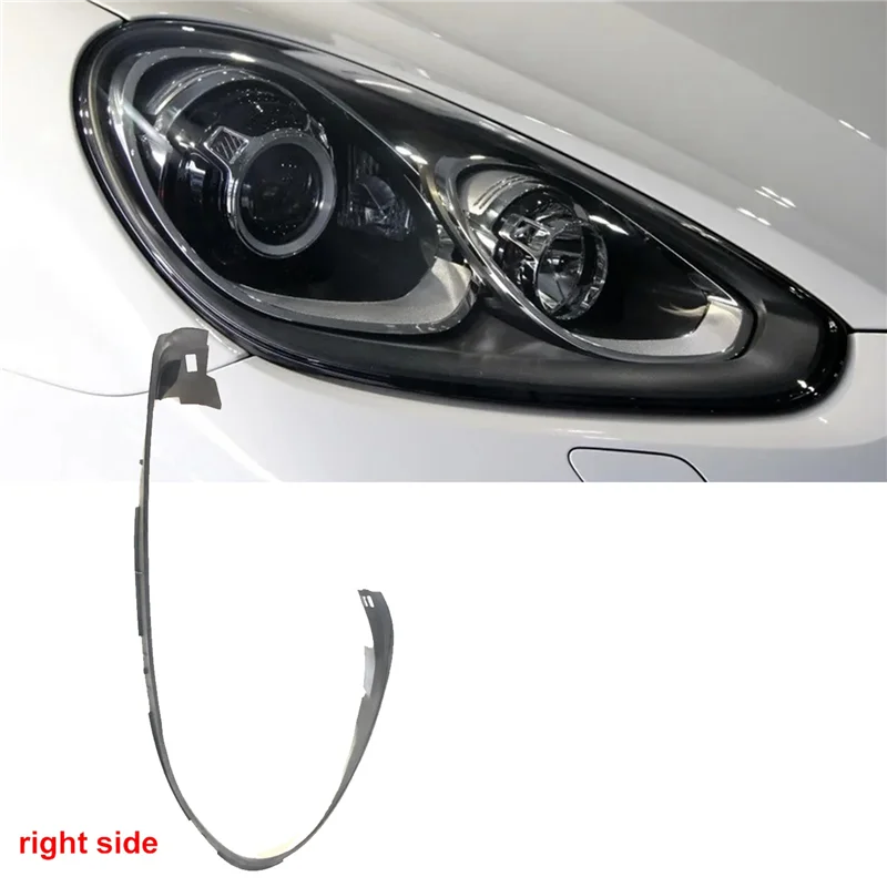 ABGR-1Pair Front Headlight Rubber Sealing Strip Waterproof For Porsche Cayenne 15-17 Head Light Lamp Weatherstrip Gasket Trim Pa