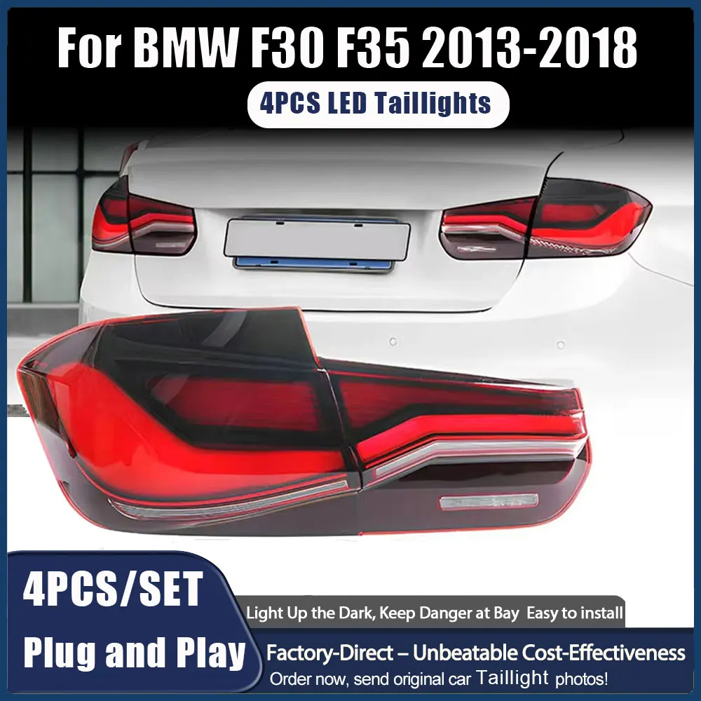 

for BMW 3 Series F30 F35 320i 328i 335i Taillamps 2013-2018 to G20 Style LED Taillights Modified Guide Running Lights Tail Lamps