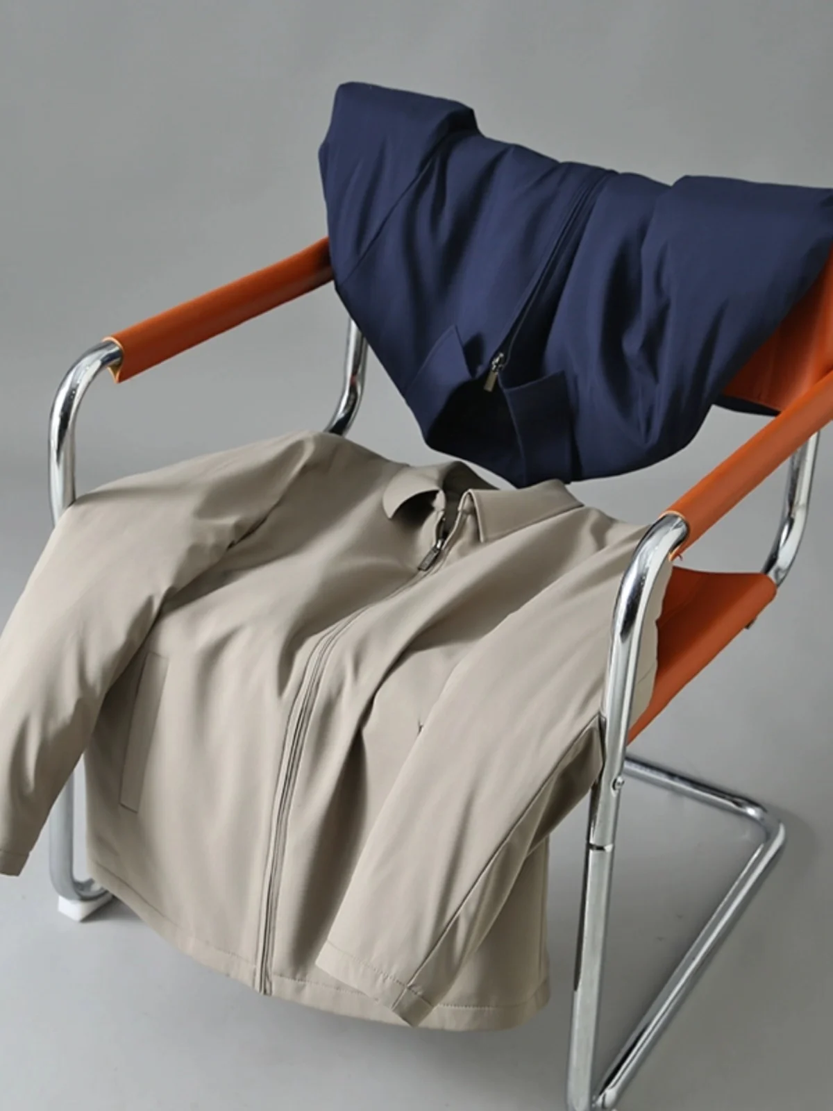 

Busin Casual Windproof Waterproof Breathable Men's Cotton Jaet Collar up Jaet Commuting Leisure Simple Design