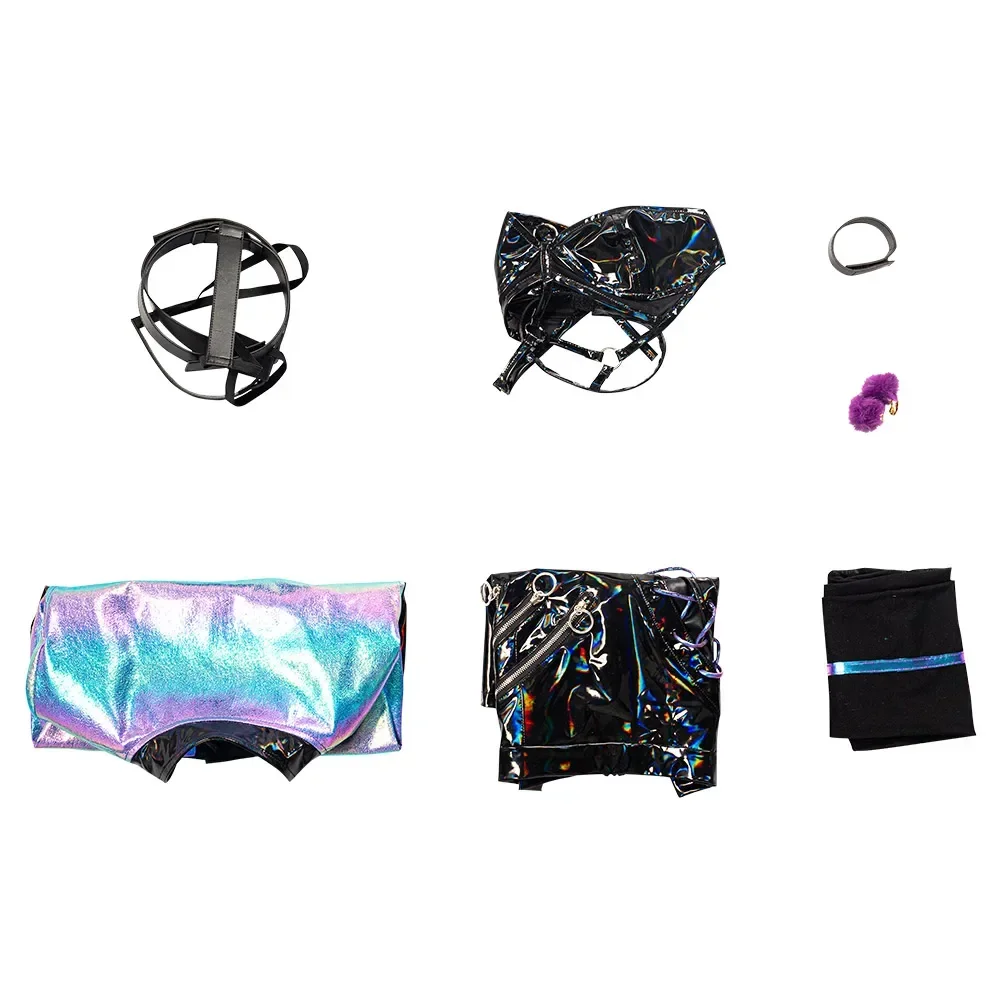 LOL KDA Agony‘s Embrace Evelynn Cosplay Costumes Women Skirt Outfits Halloween Carnival Suit