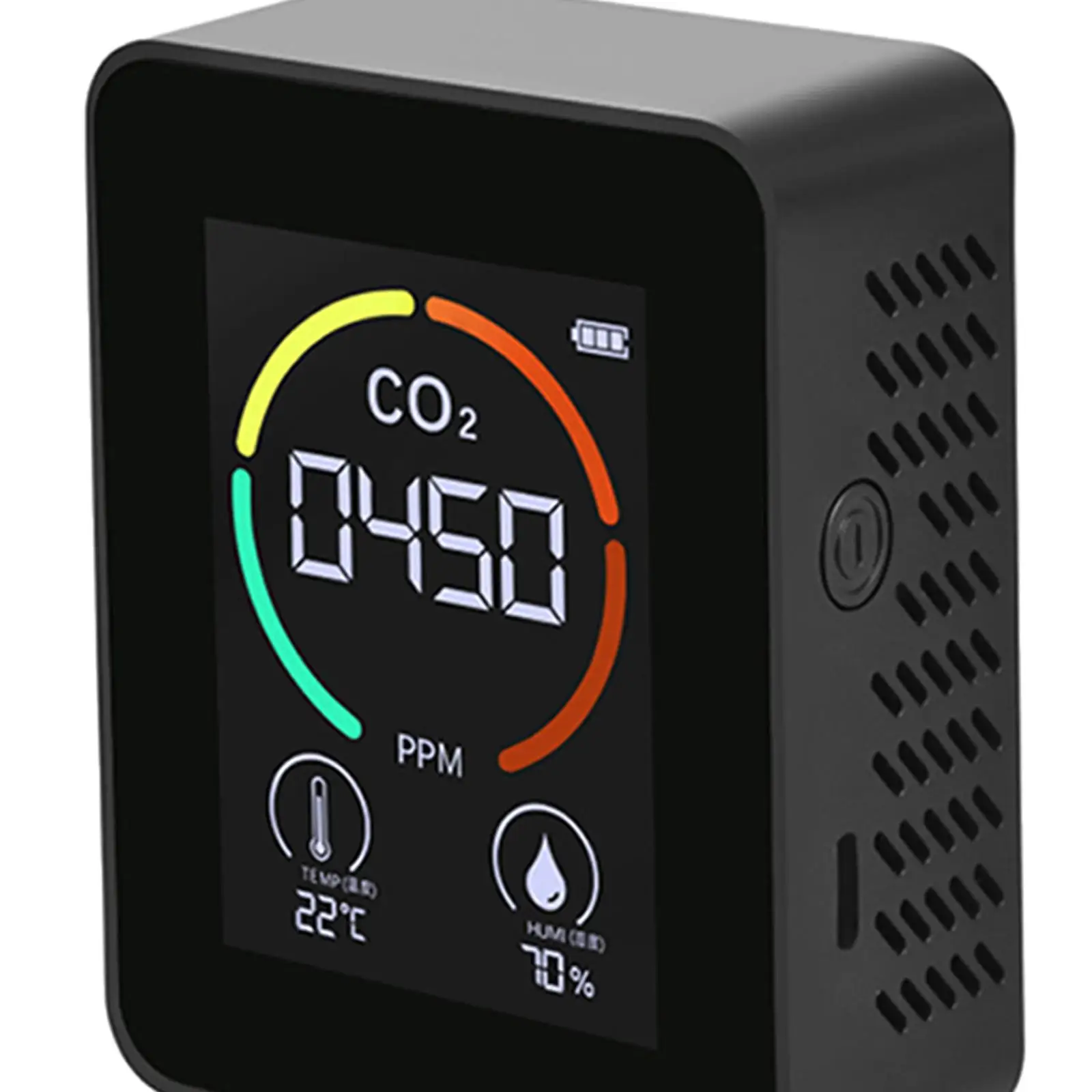 Monitor jakości powietrza w pomieszczeniu do domowych biura Profesjonalny monitor temperatury i wilgotności