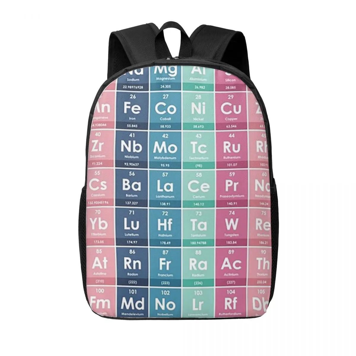 

Elements Of The Periodic Table Woman Backpacks Boys Girls Bookbag Students School Bags Portability Laptop Rucksack Shoulder Bag