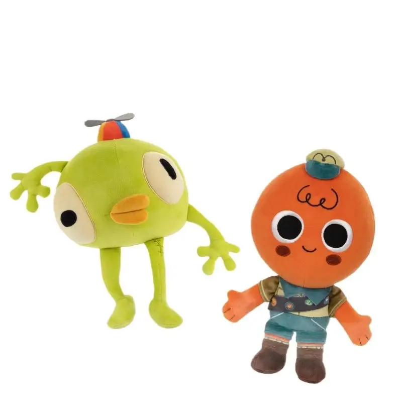 

25cm New Game Peripheral Plush Cartoon Green Propeller Hat Soft Stuffed Doll Toy For Birthday Gift Home Decoration For Fans