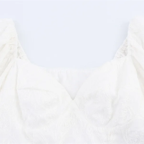 Damen-Oberteil mit ausgestellten, langen Ärmeln, kurz, sexy, schlicht, elegant, vielseitig