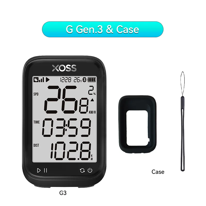 【新品】XOSS G+ Gen.3 GPSサイクルコンピューター XOSS G3/G3+ GPS Bike Computer G/G+ Gen.3 Power Meter Cadence Speed