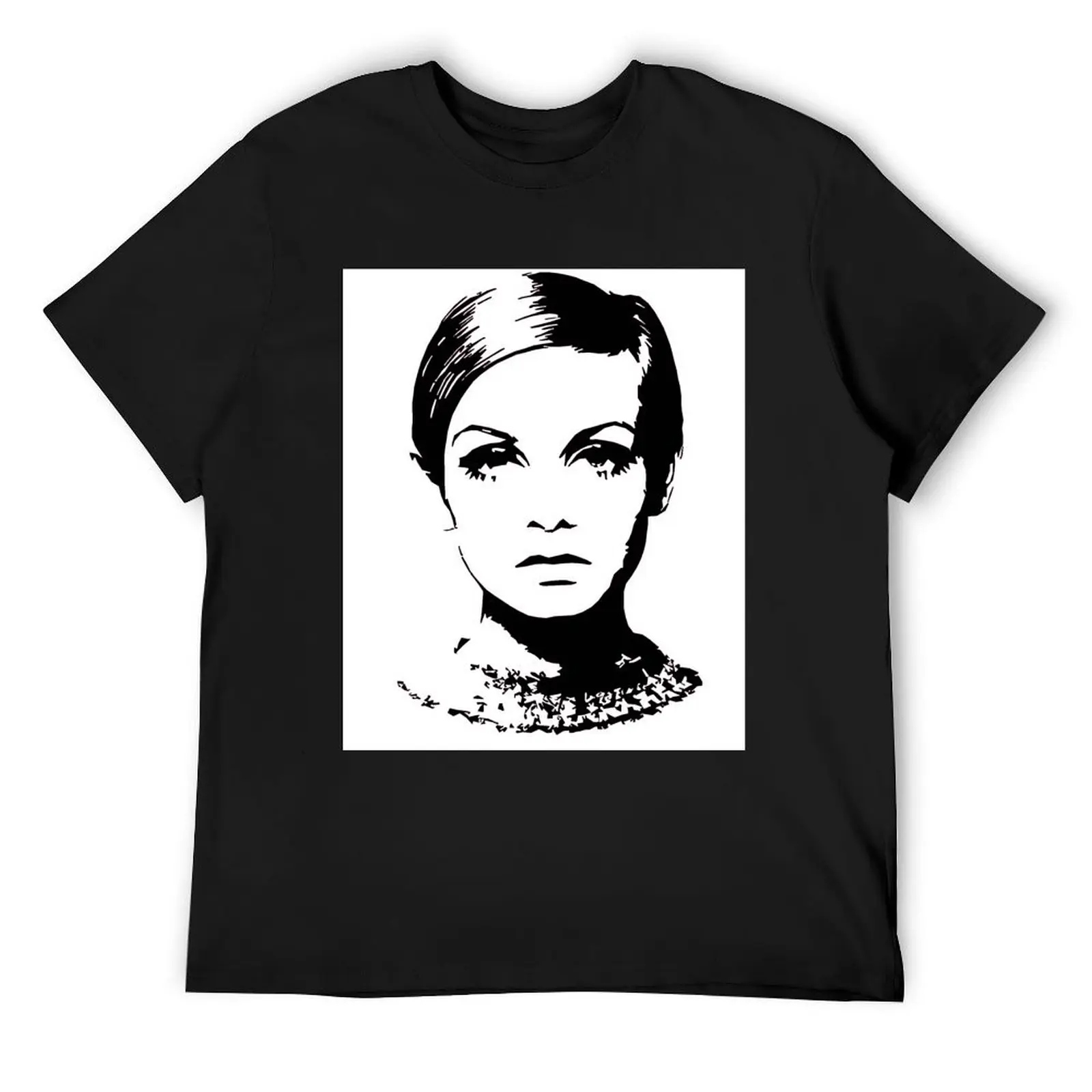 

Twiggy - Original Fashion Model Design T-Shirt custom t-shirts summer top oversized graphic tee designer t shirt men