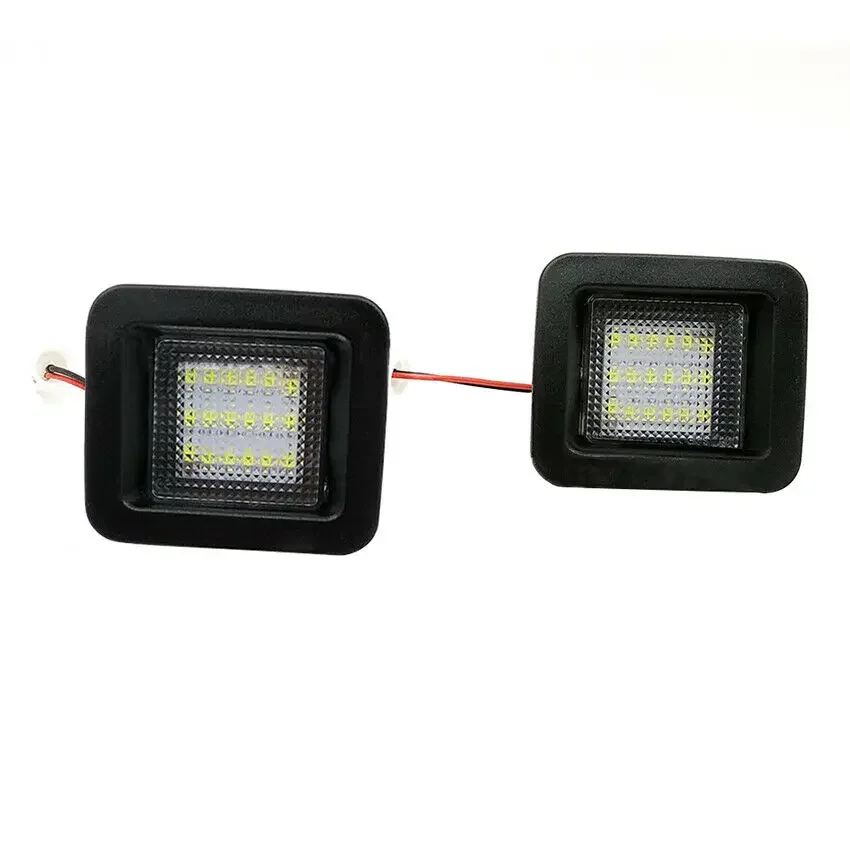 Pop 18 SMD LED License Plate Lamp For Ford F150 Raptor 2015-2018 Rear Trunk Bumper Indicator Signal Number Panel White Light Bul