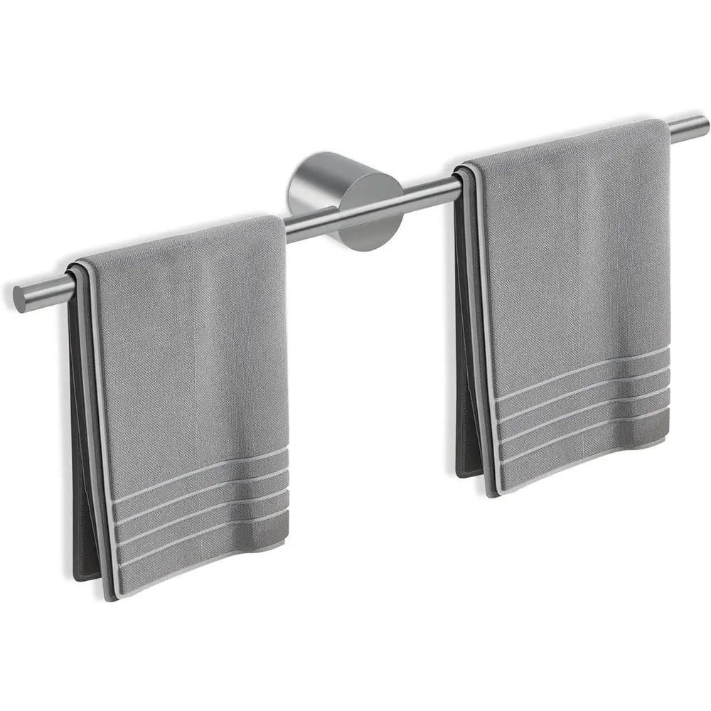 

18-24 Inch Adjustable Stainless Steel Towel Rack, 26.4 Inch Total Length, Brushed Nickel Finish