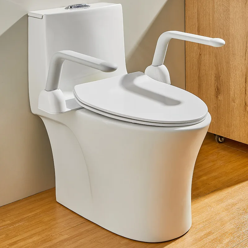 

No-Drilling Toilet Safety Rail - Elderly Bathroom Assist Frame for Secure Toilet Use & Fall Prevention