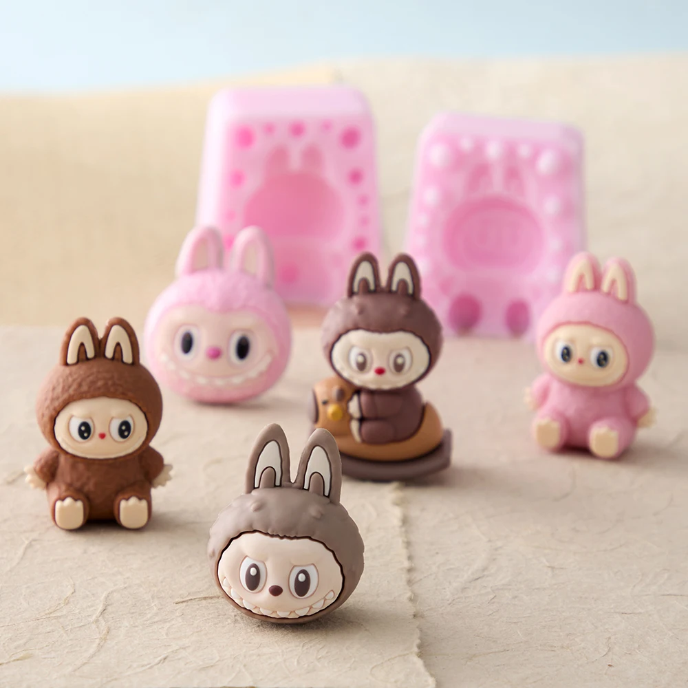 

3d Cute Doll Capybara Silicone Molds Fondant Cake Chocolate Mould Cake Decorating Tools Plaster Epoxy Resin Molds