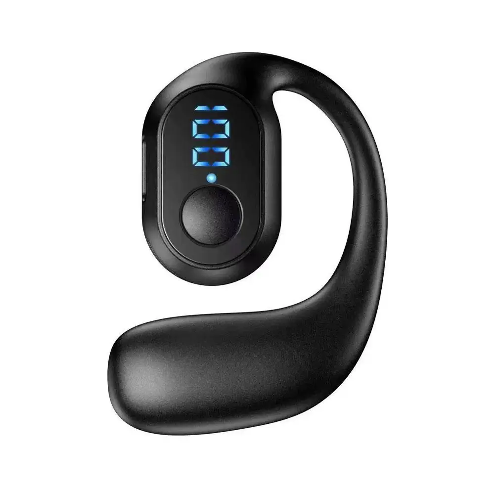 Open-ear Air Conduction Headphone Wireless Bluetooth Earphones Bone Conduction Stereo Single Ear Clip Immersive HI-FI Sound