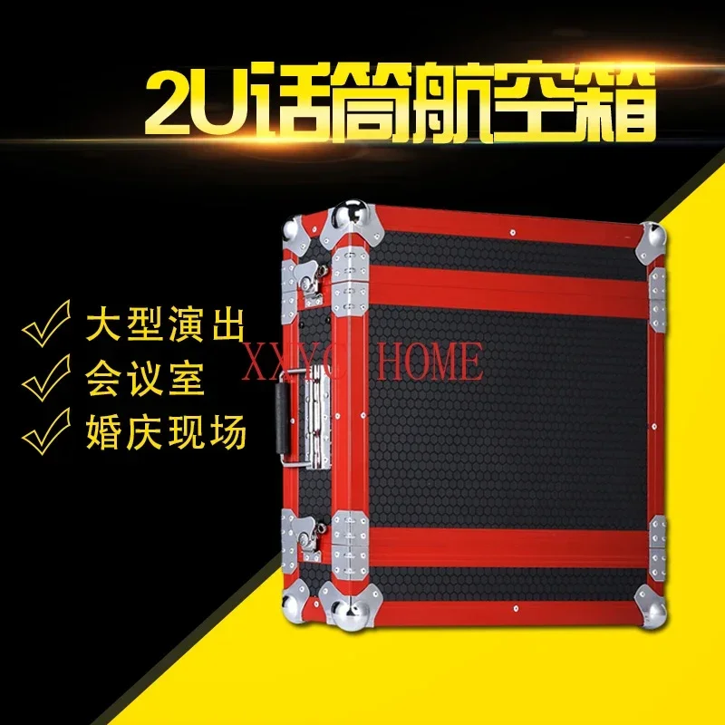 Microphone box Customized microphone receiver box 2U wireless microphone cabinet