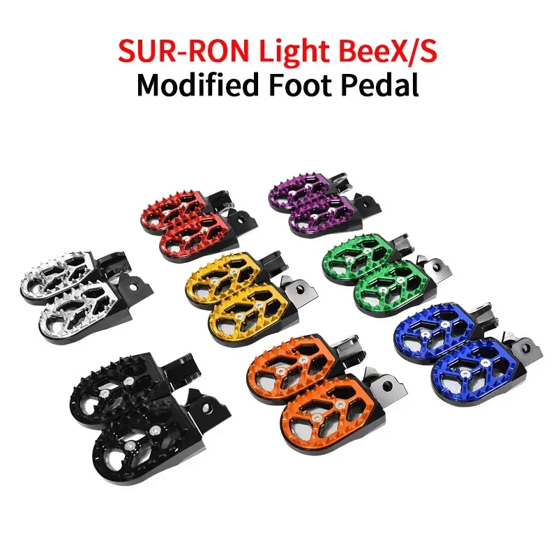 

For Surron Light Bee X Footpeg Pedals Sur Ron Off-road E-bike Dirtbike Modified Motorcycle Accessories SUR-RON Parts