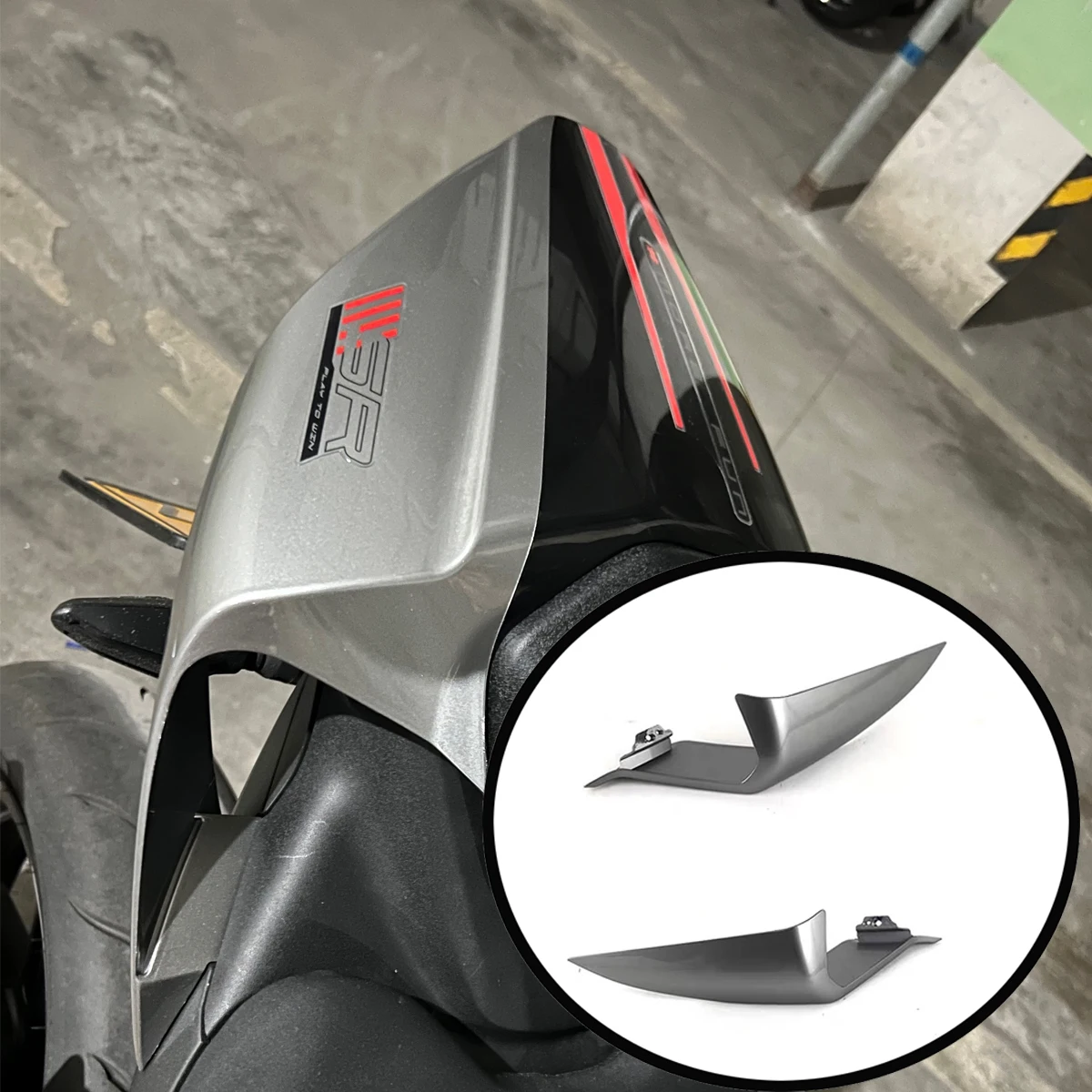 

For CFMOTO 450SR CF400-6 450 SR Suitable motorcycle original accessories SEAT tail light left and right guard decorative panel