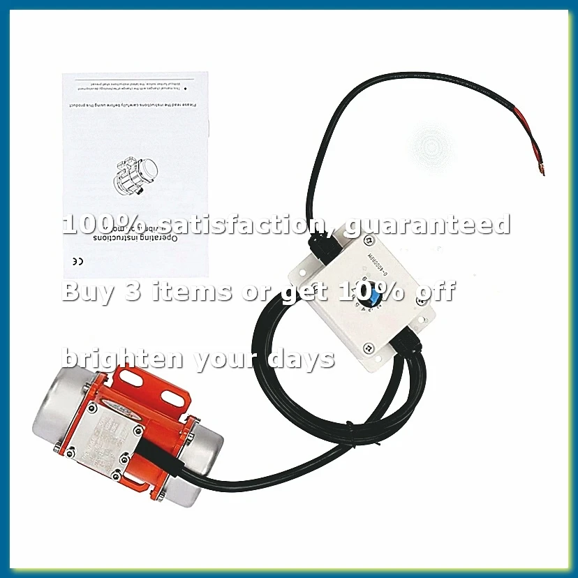 50W DC24V Electric Vibration Motor with Speed Controller Brushless High-Speed Motor Alloy Concrete Vibrator 4000rpm