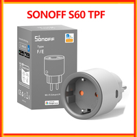 SONOFF S60 TPF EU Wifi Smart Plug 16A Current Smart Socket With Energy Monitoring Remote Control Timer Voice Control Smart Scene