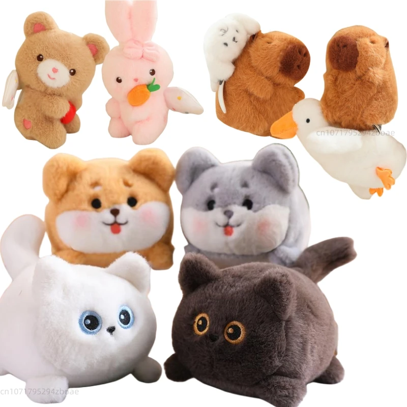 Jouet en peluche Capybara Cat Butter, mini ULcôtelée mignonne, remue la queue, balançoire rotative, chiot, chien, doux, cadeau de haute qualité, 10cm