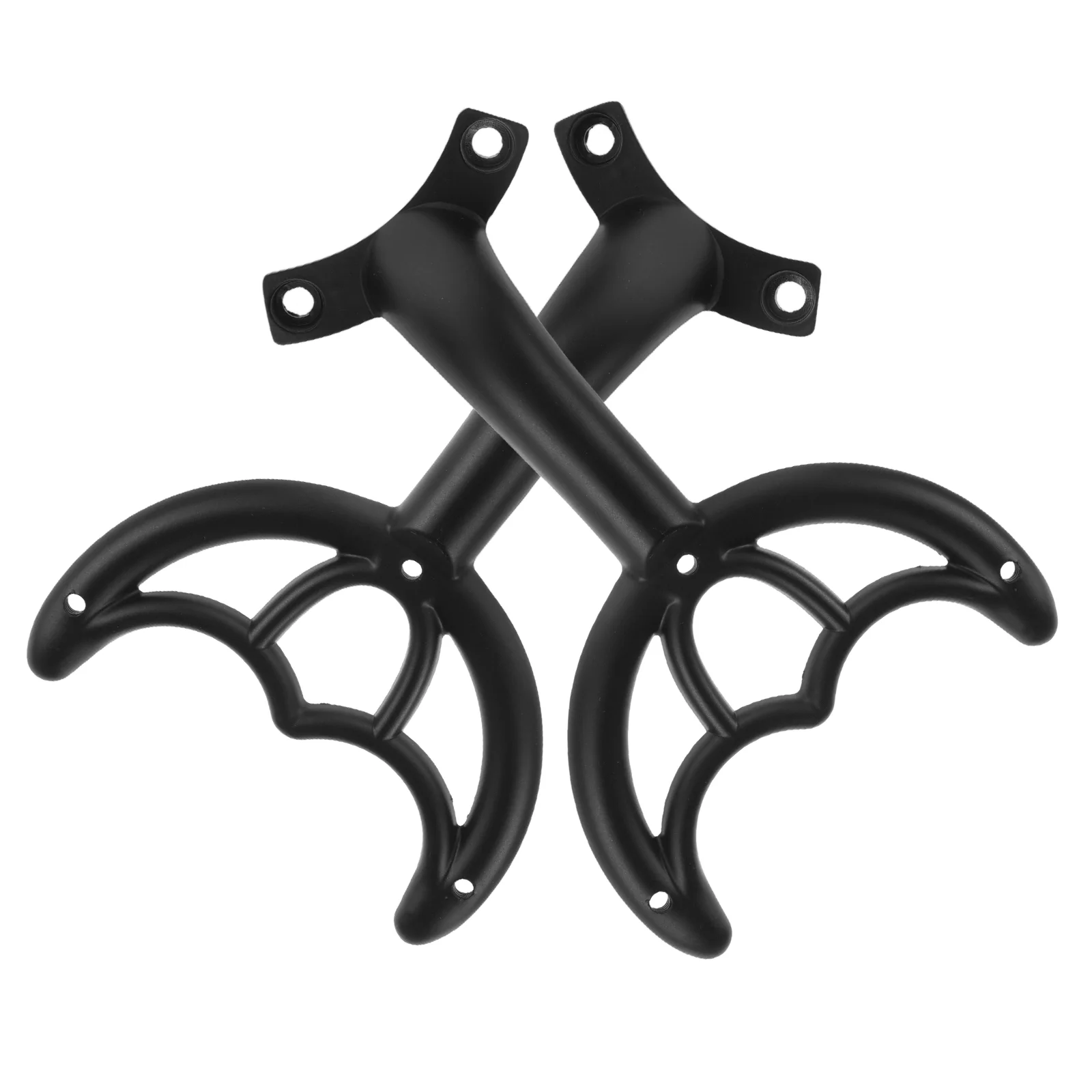2 Pcs Ceiling Fan Brace Accessories Blades Repair Supply Component 1800X1100X400CM Holder Brackets Black Supplies