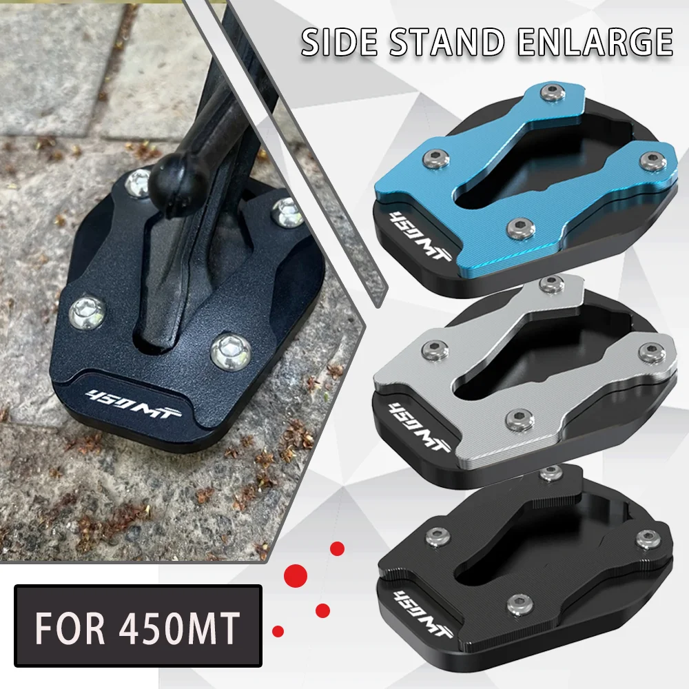 

For CFMOTO 450MT MT450 CF IBEX 450 MT 2024 2025 2026 IBEX450 Motorcycles Foot Side Stand Enlarger Plate Pad Kickstand Extension