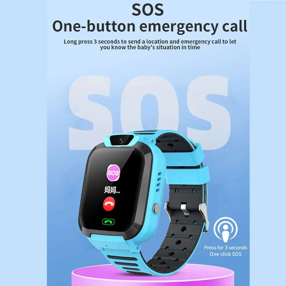 KGG 2G Kids Smart Watch SOS Call Phone Watch LBS Tracker Location  Kids Watch Voice Chat IP67 Waterproof Children Smartwatch