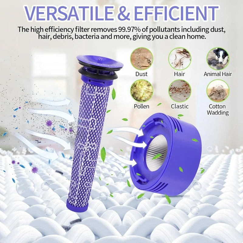 Filtri Hepa per filtri Pre e Post serie Dyson V7 V8, filtro di ricambio per aspirapolvere 965661-01 e 967478-01